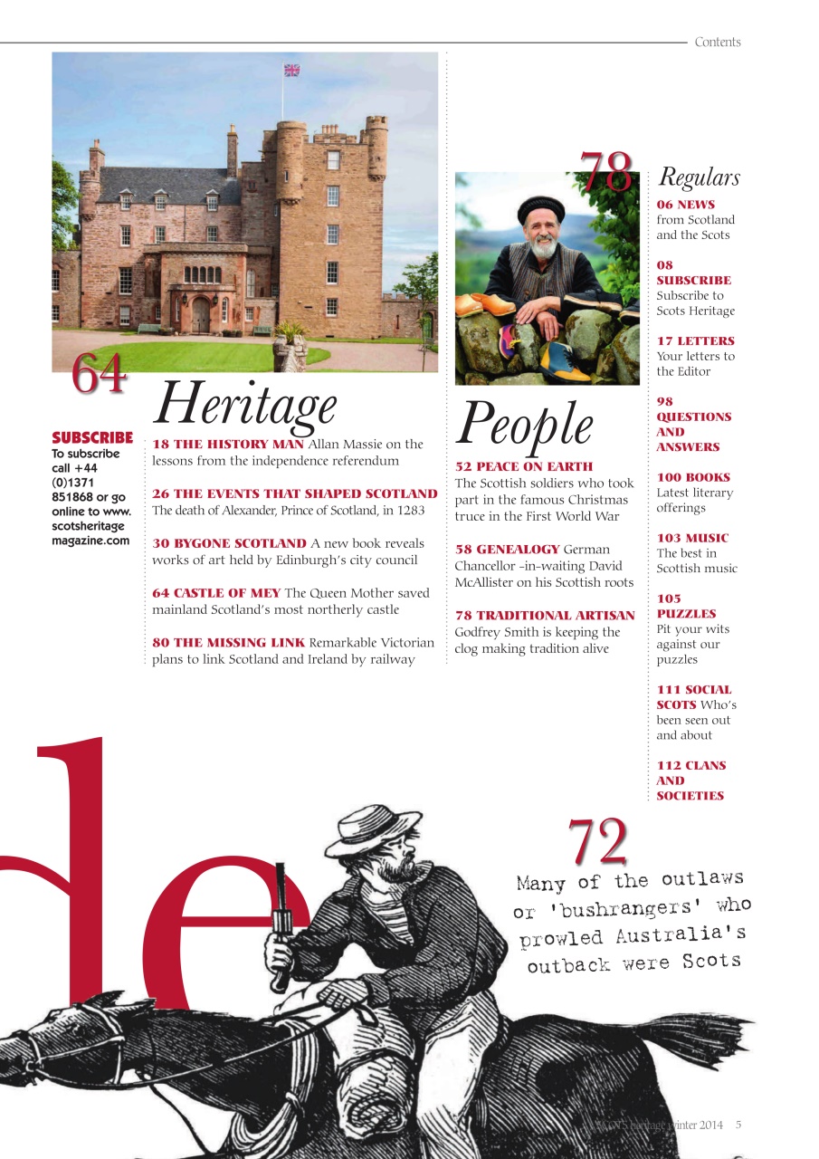 Scots Heritage Magazine Preview Pages