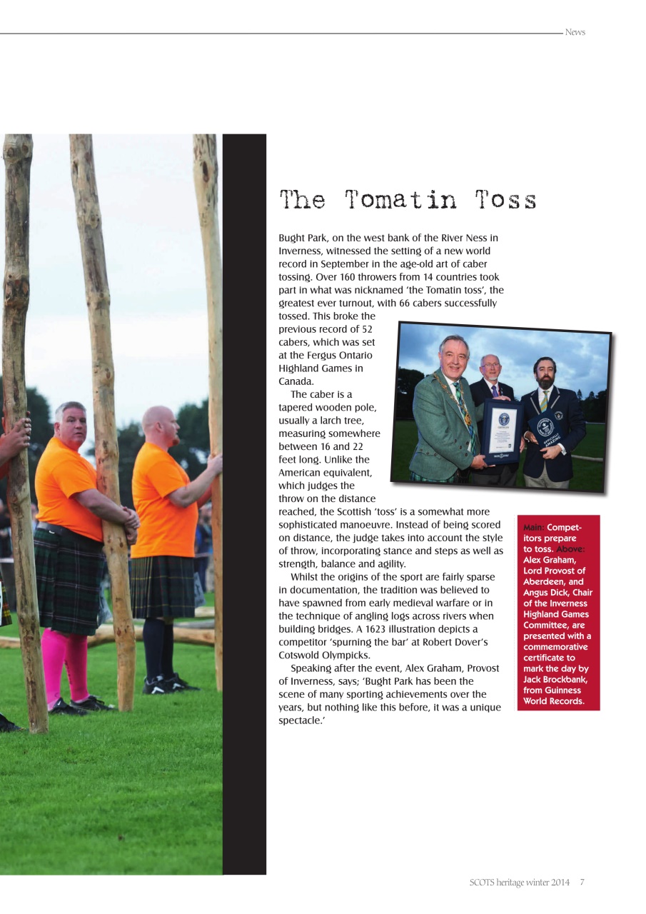 Scots Heritage Magazine Preview Pages