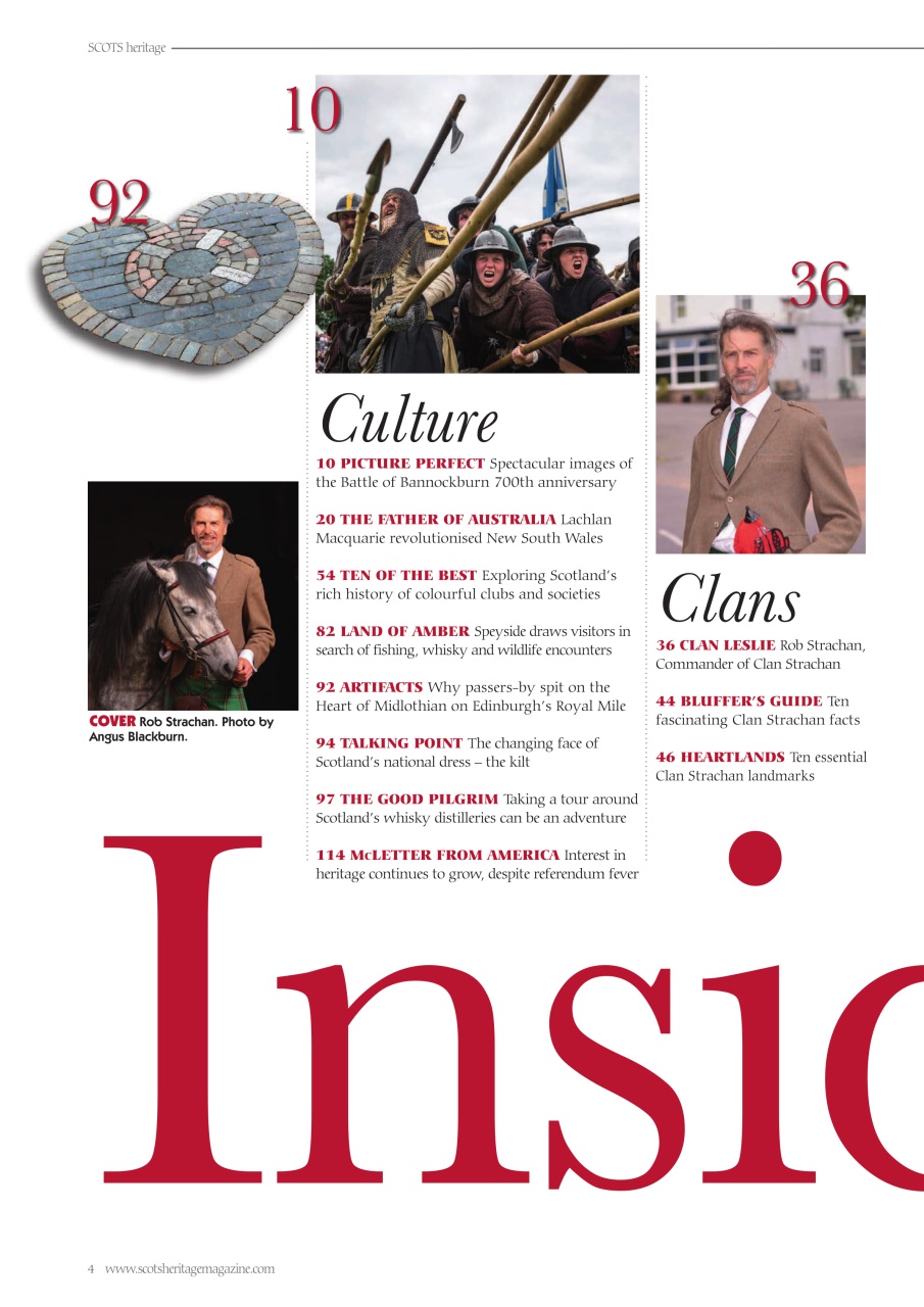 Scots Heritage Magazine Preview Pages