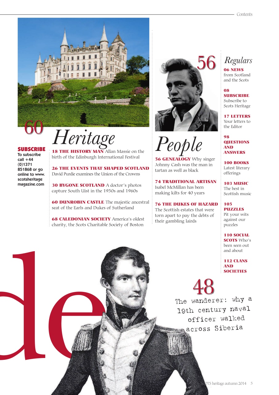 Scots Heritage Magazine Preview Pages