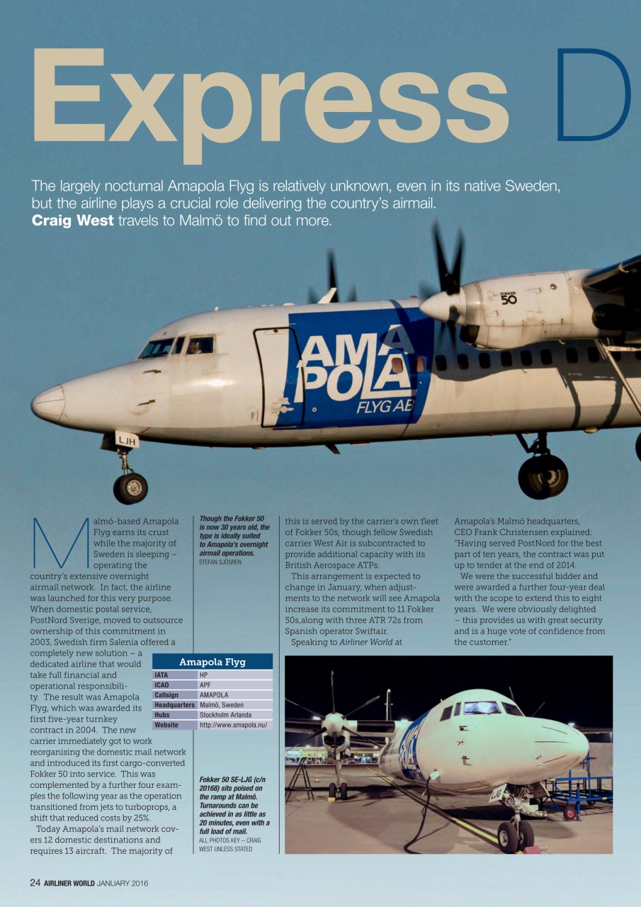 Airliner World Preview Pages