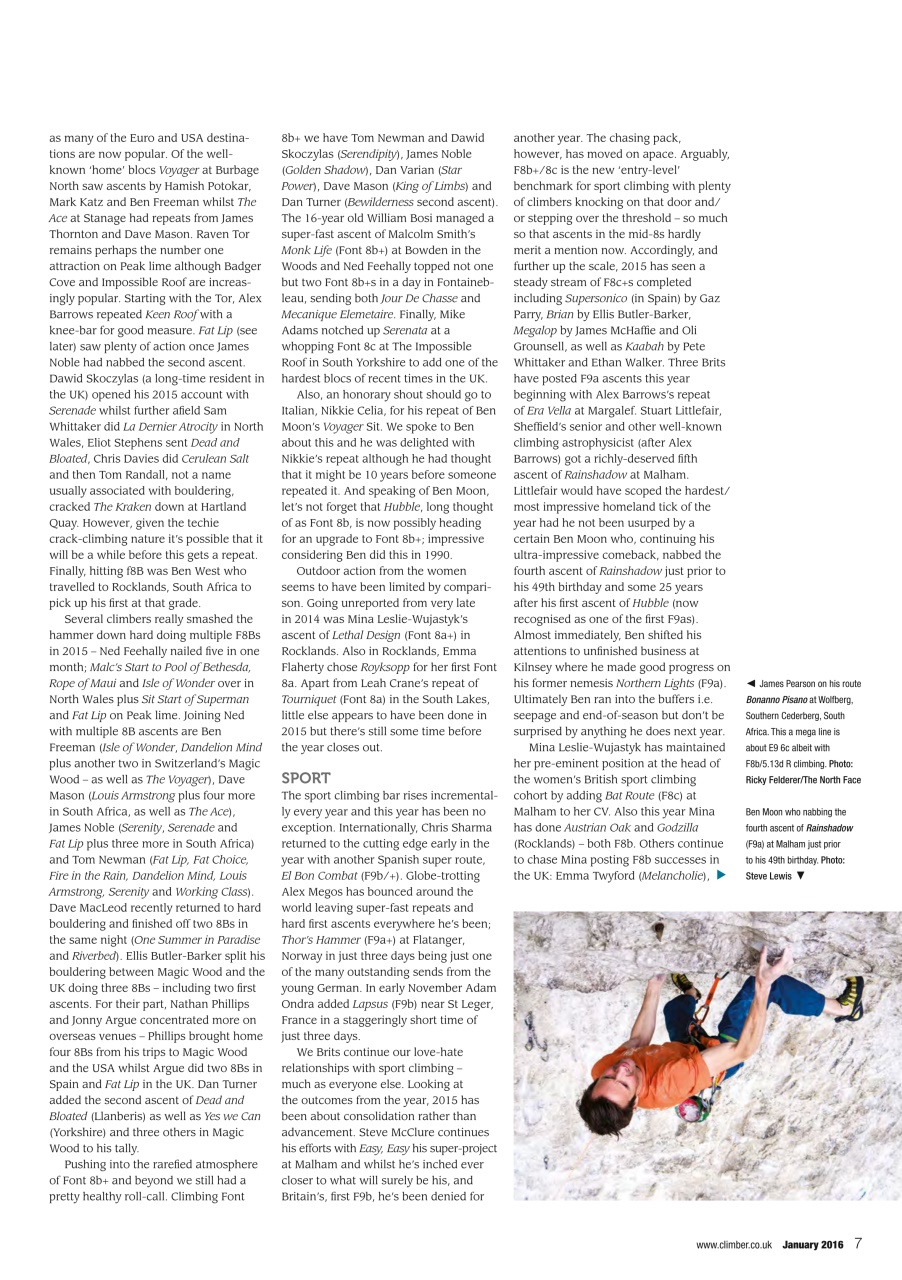 Climber Preview Pages