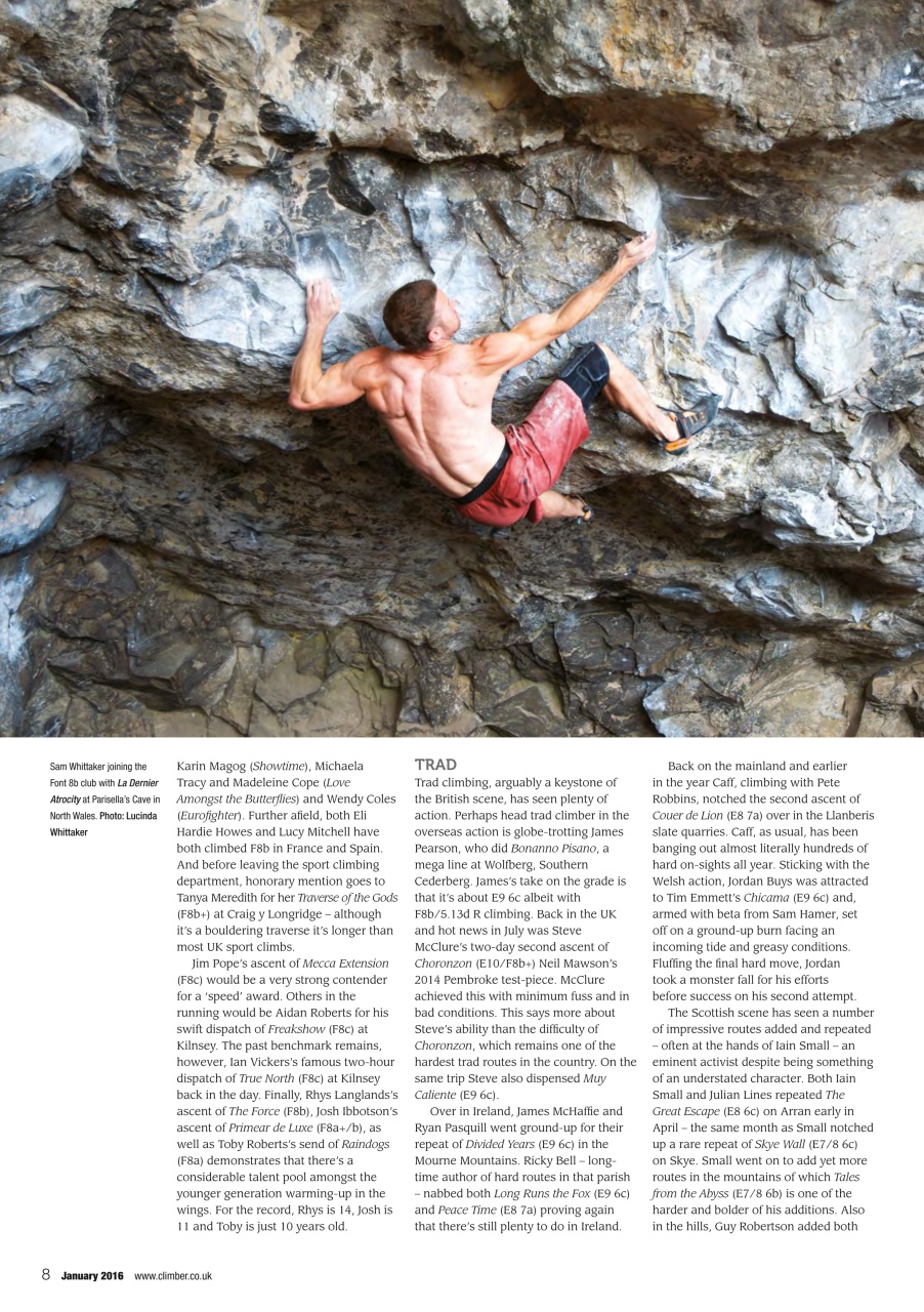 Climber Preview Pages