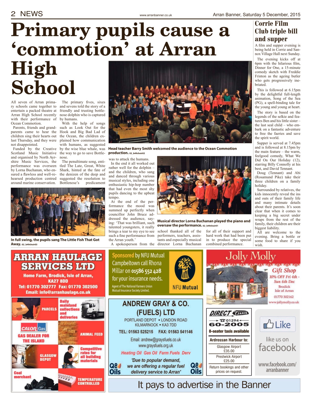 Arran Banner Preview Pages