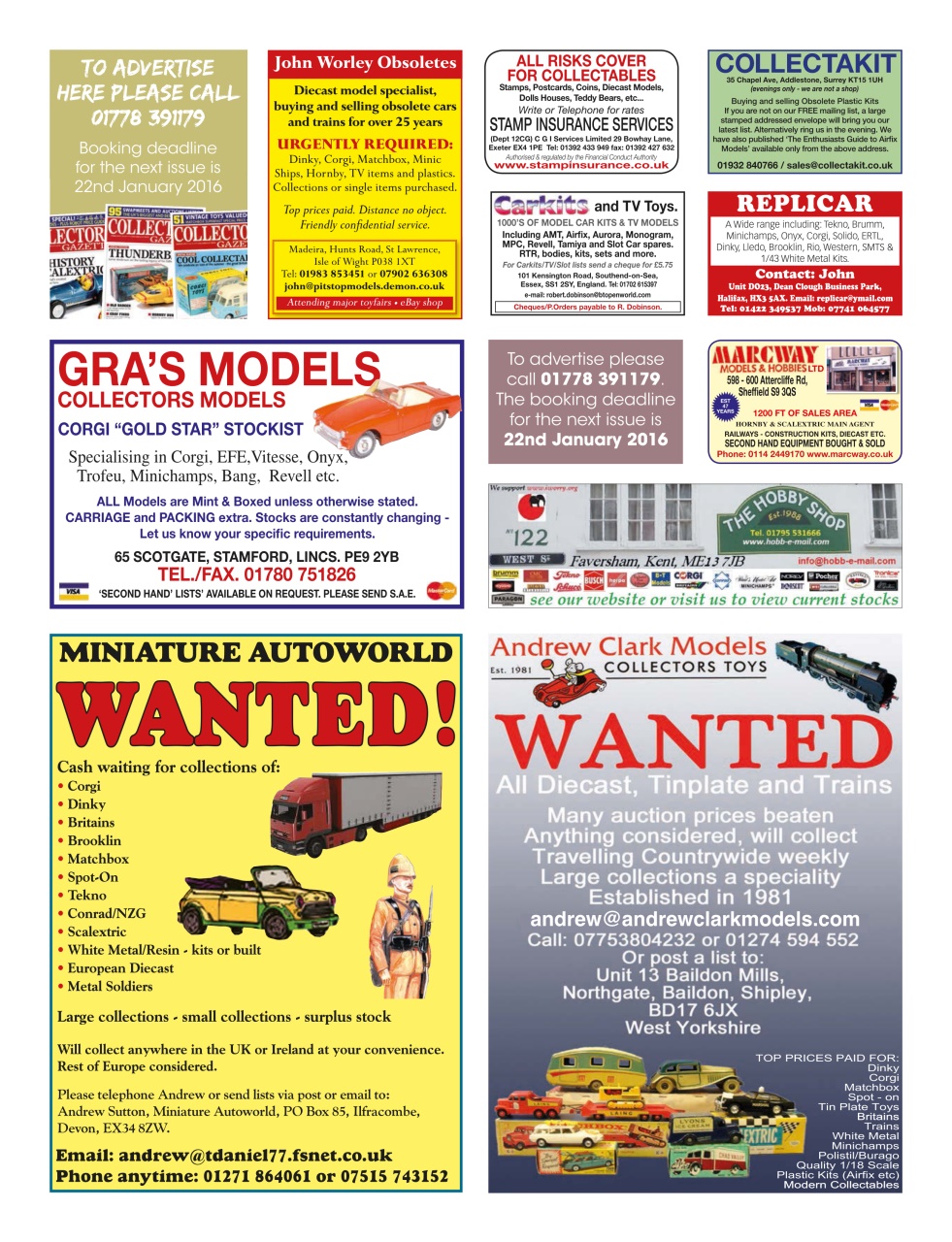 Collectors Gazette Preview Pages