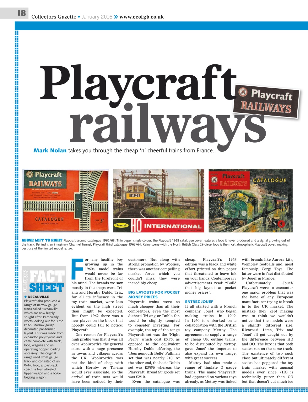 Collectors Gazette Preview Pages