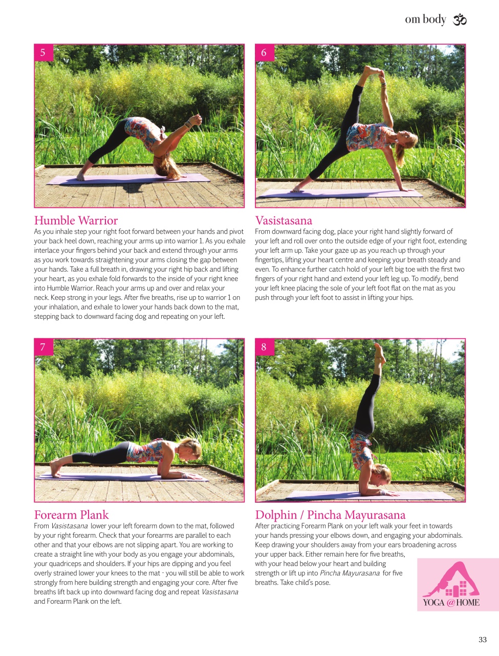 OM Yoga Magazine Preview Pages