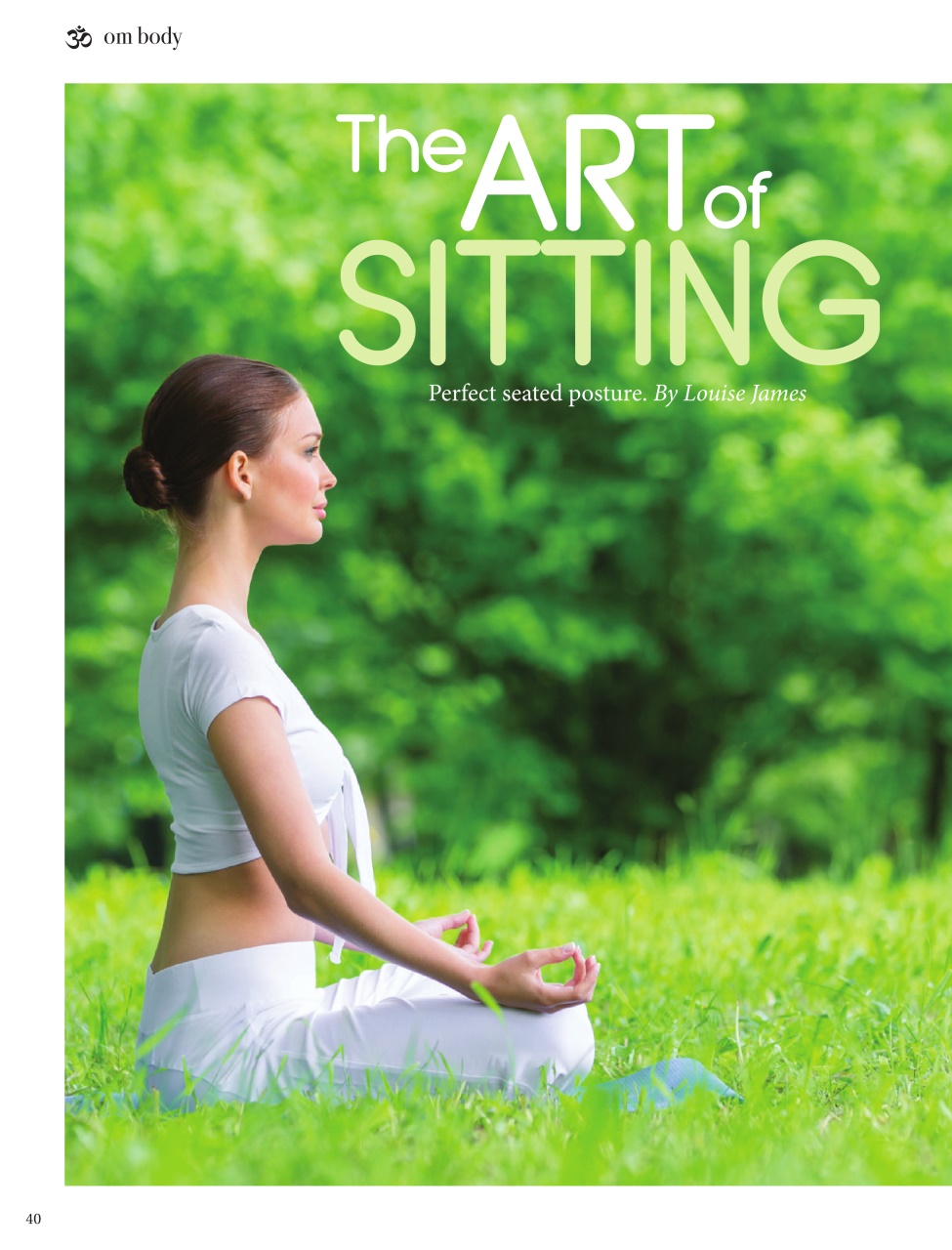 OM Yoga Magazine Preview Pages