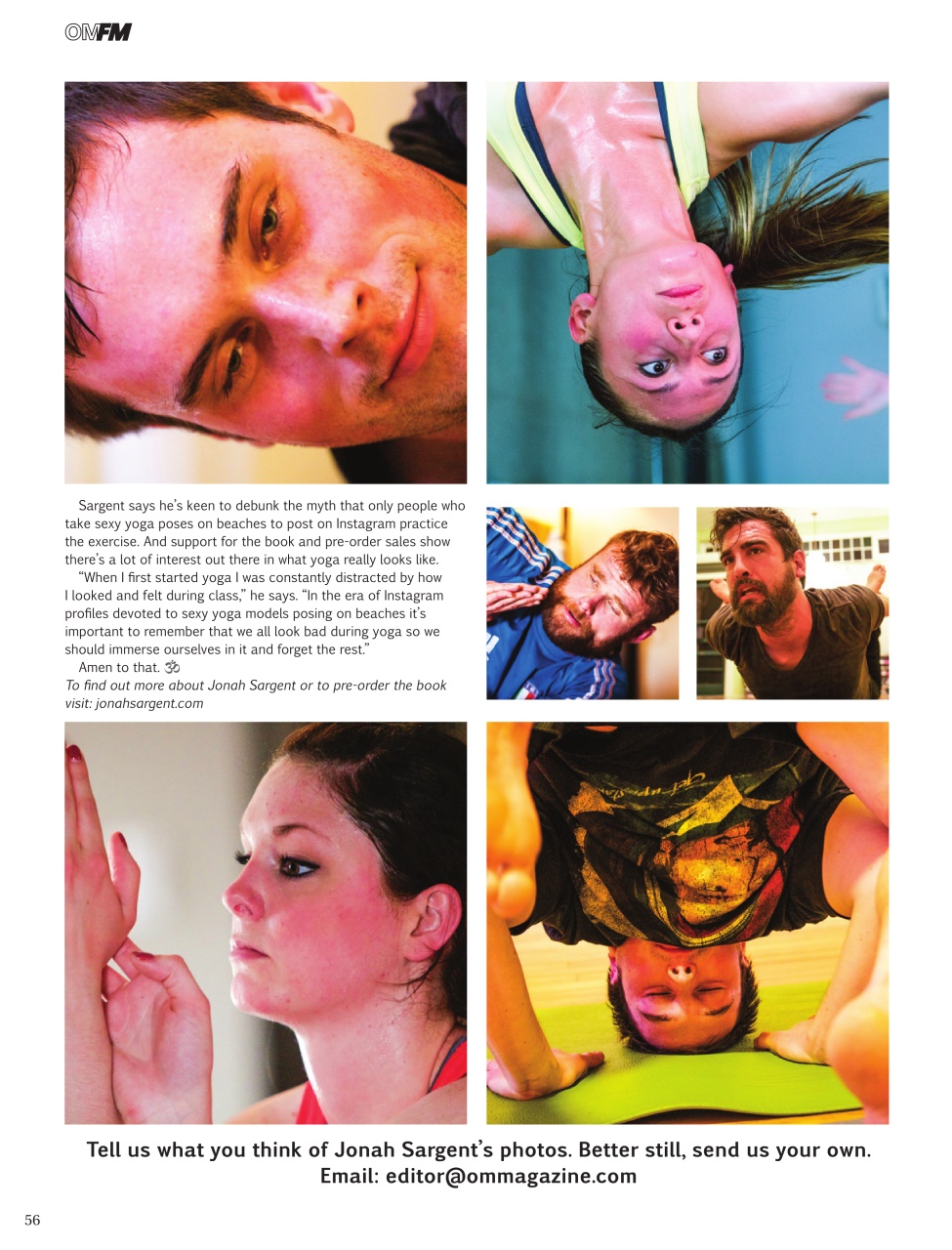 OM Yoga Magazine Preview Pages