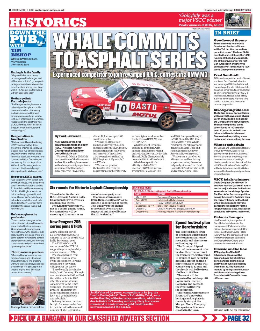 Motorsport News Preview Pages