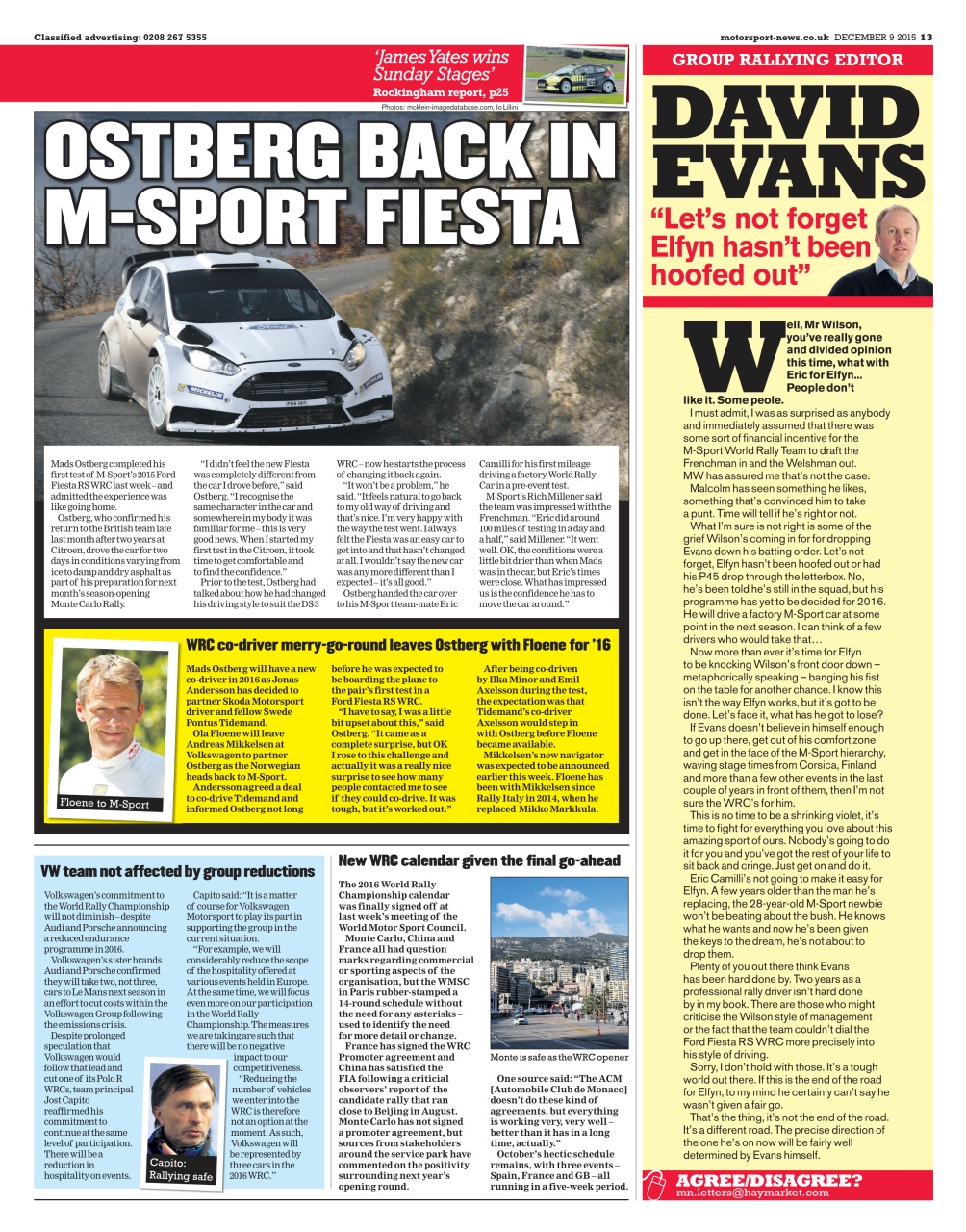 Motorsport News Preview Pages