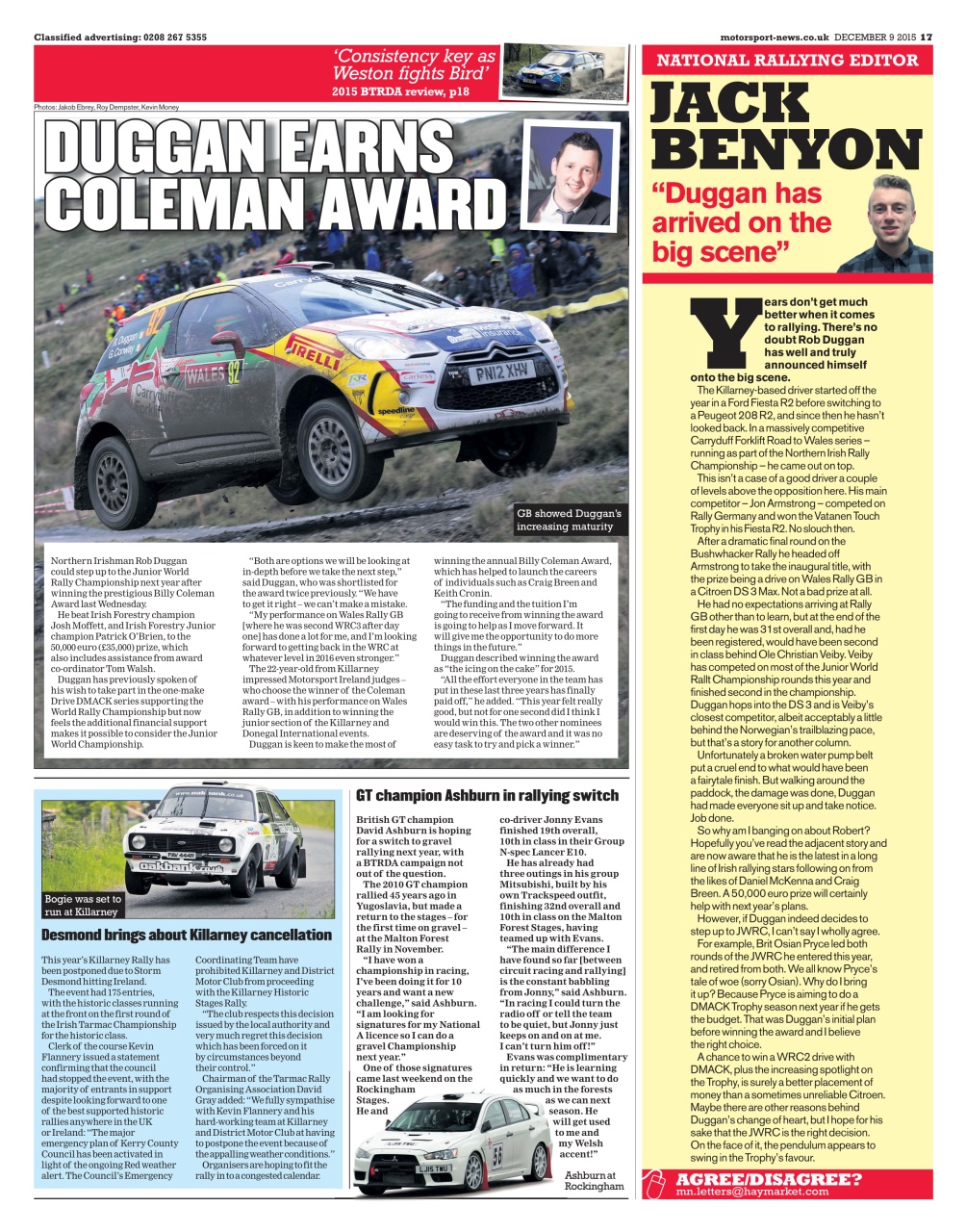 Motorsport News Preview Pages