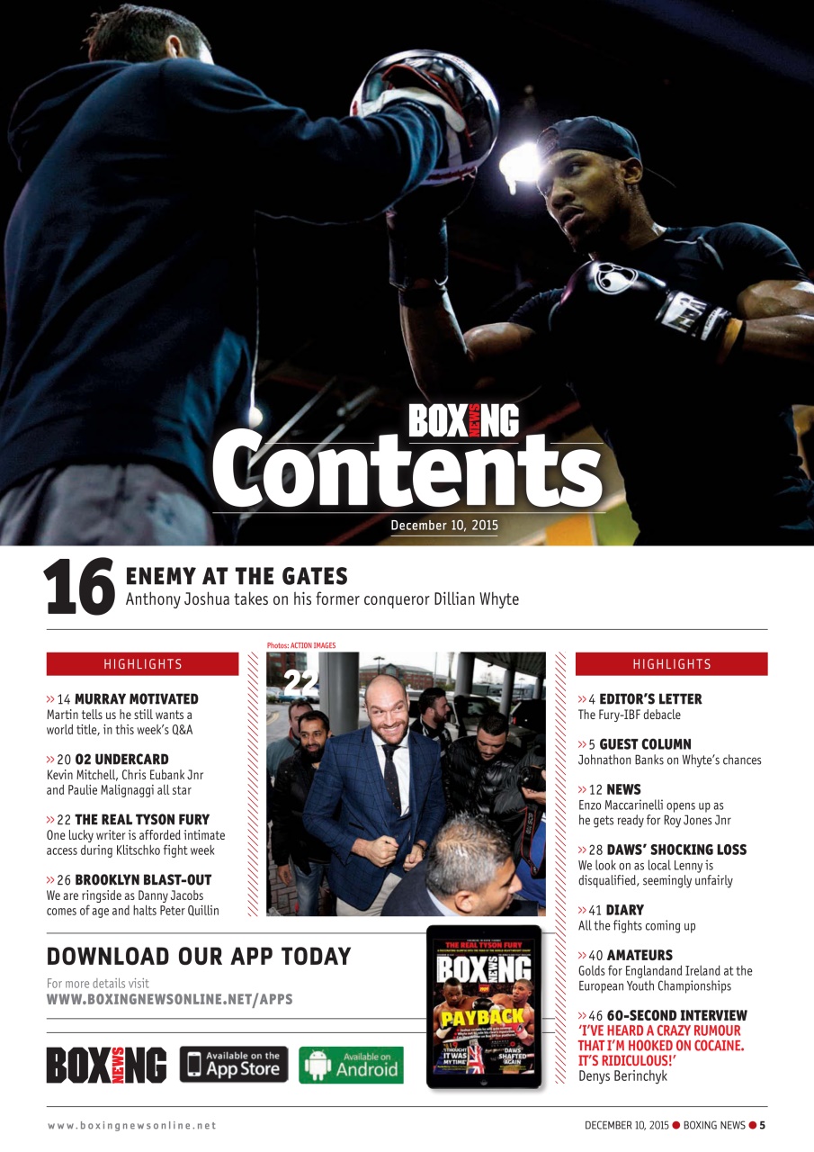 Boxing News Preview Pages