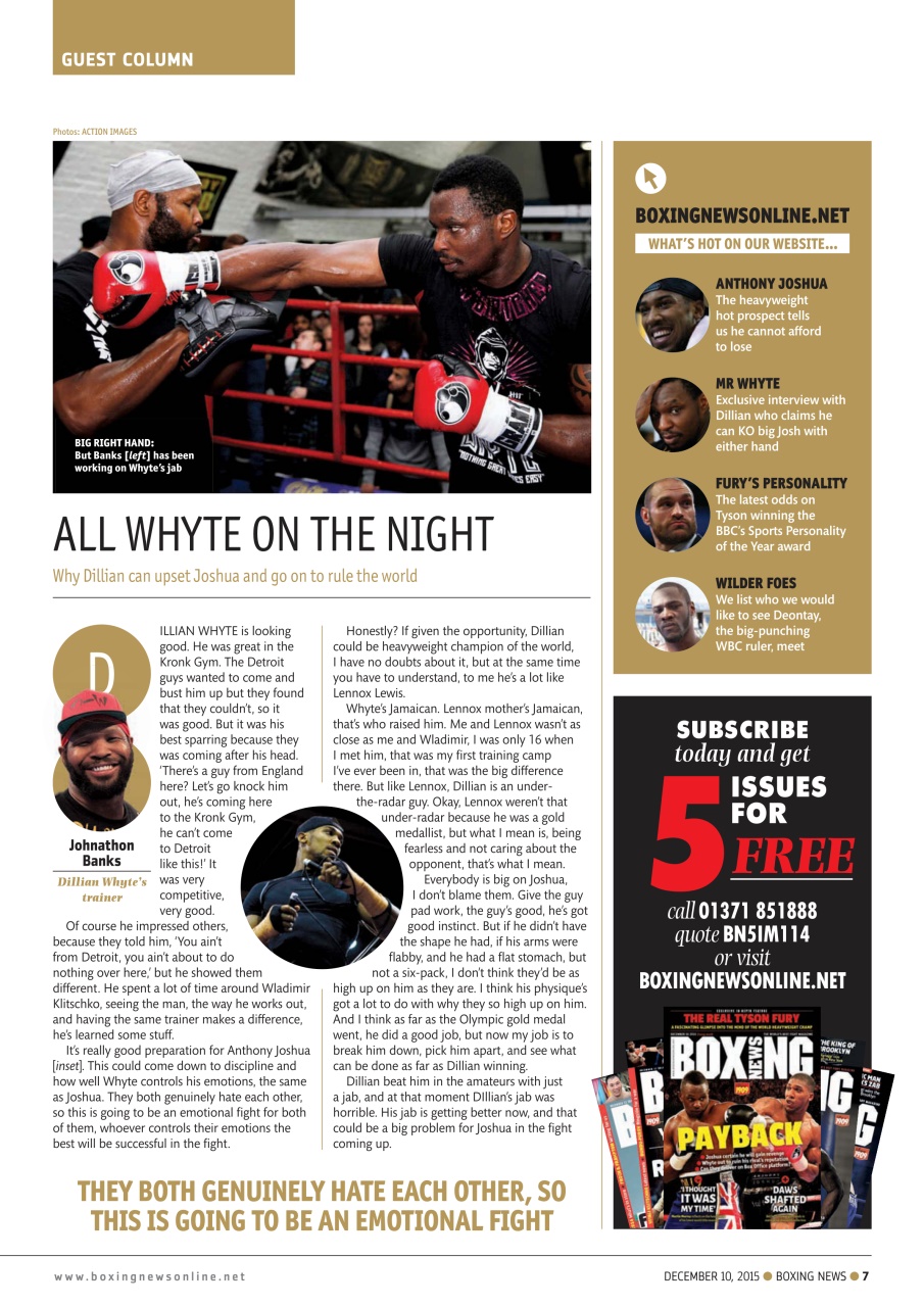 Boxing News Preview Pages