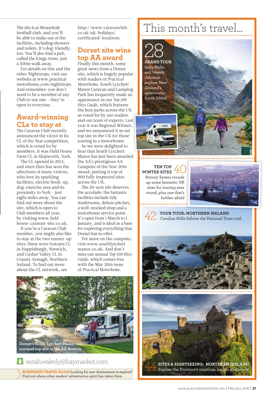 Practical Motorhome Preview Pages