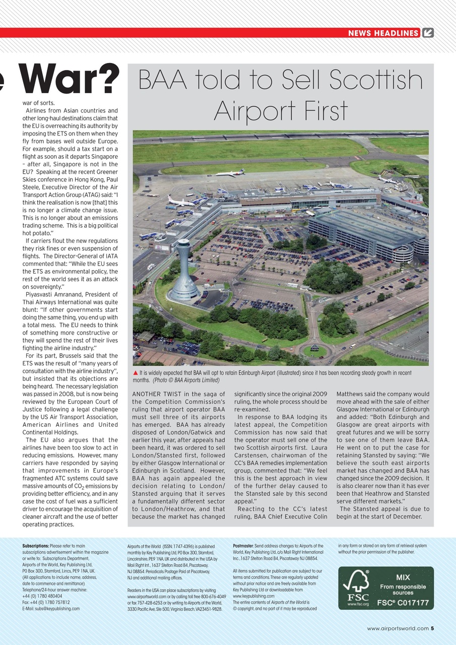 Airports of the World Preview Pages