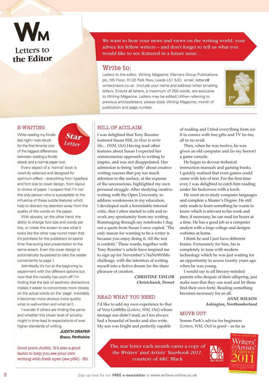 Writing Magazine Preview Pages