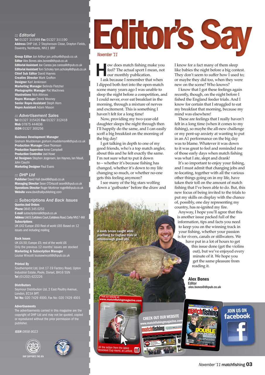 Match Fishing Preview Pages