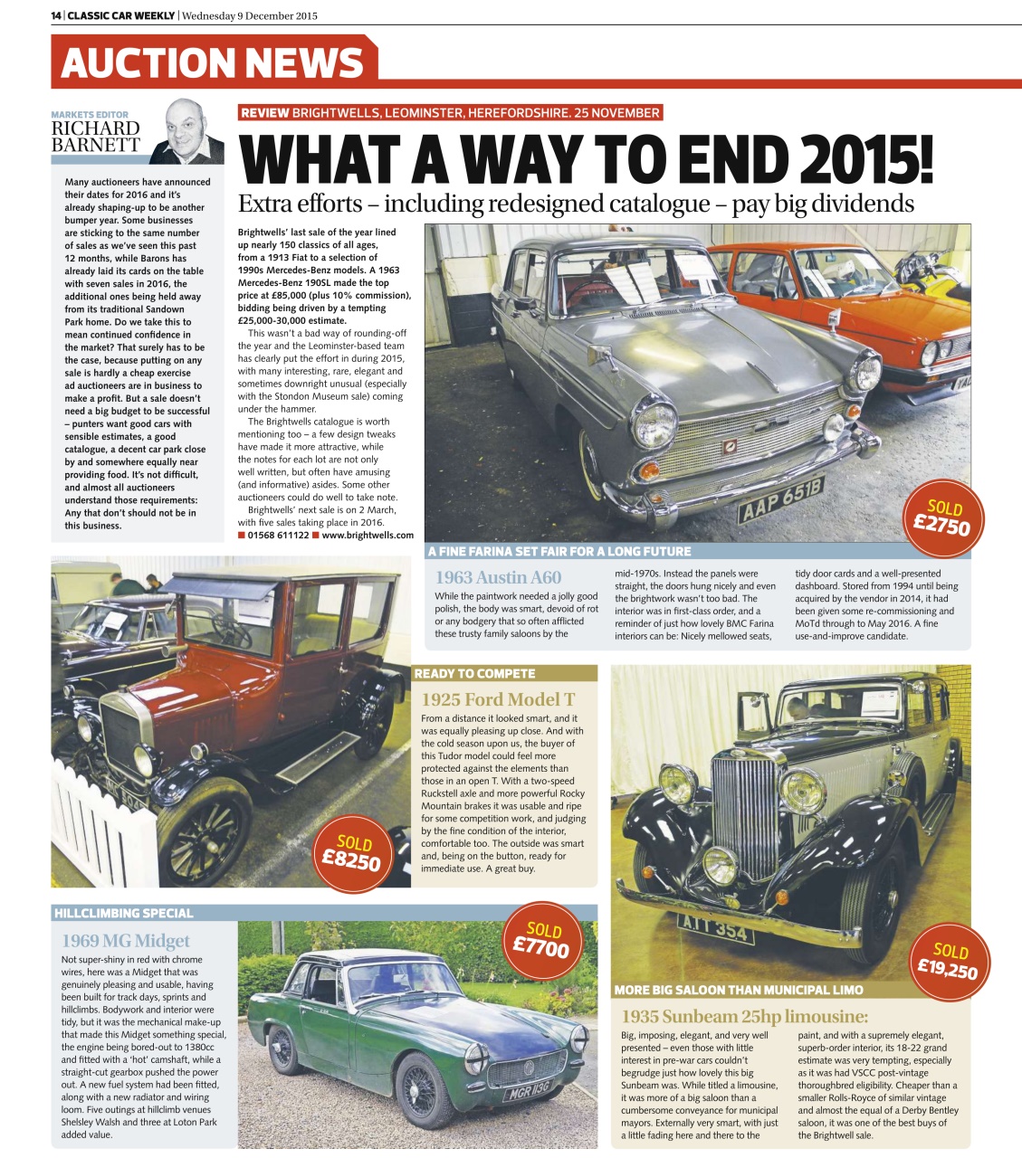 Classic Car Weekly Preview Pages