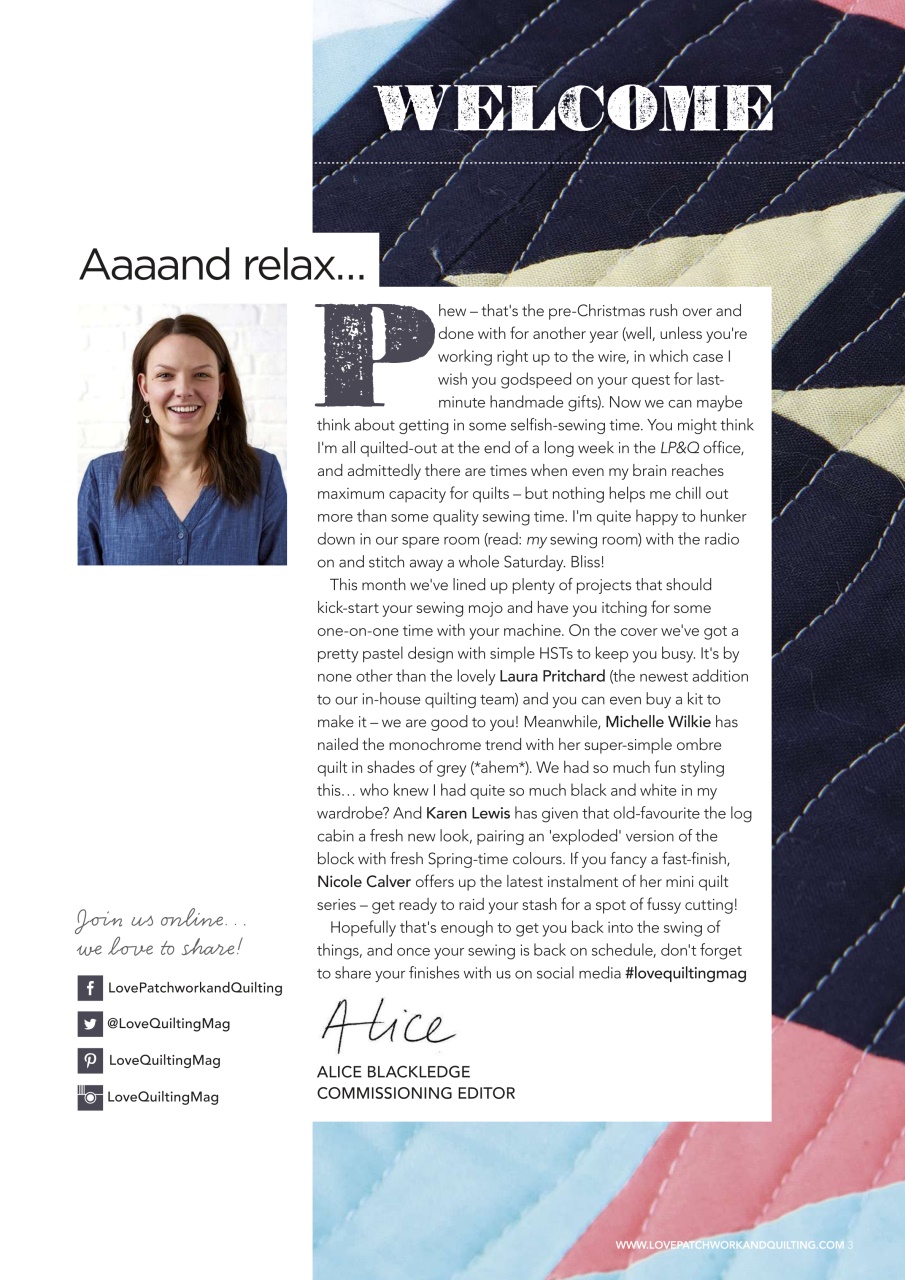 Love Patchwork & Quilting Preview Pages