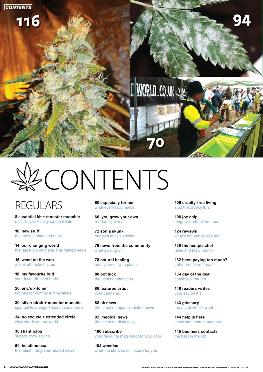 Weed World Preview Pages