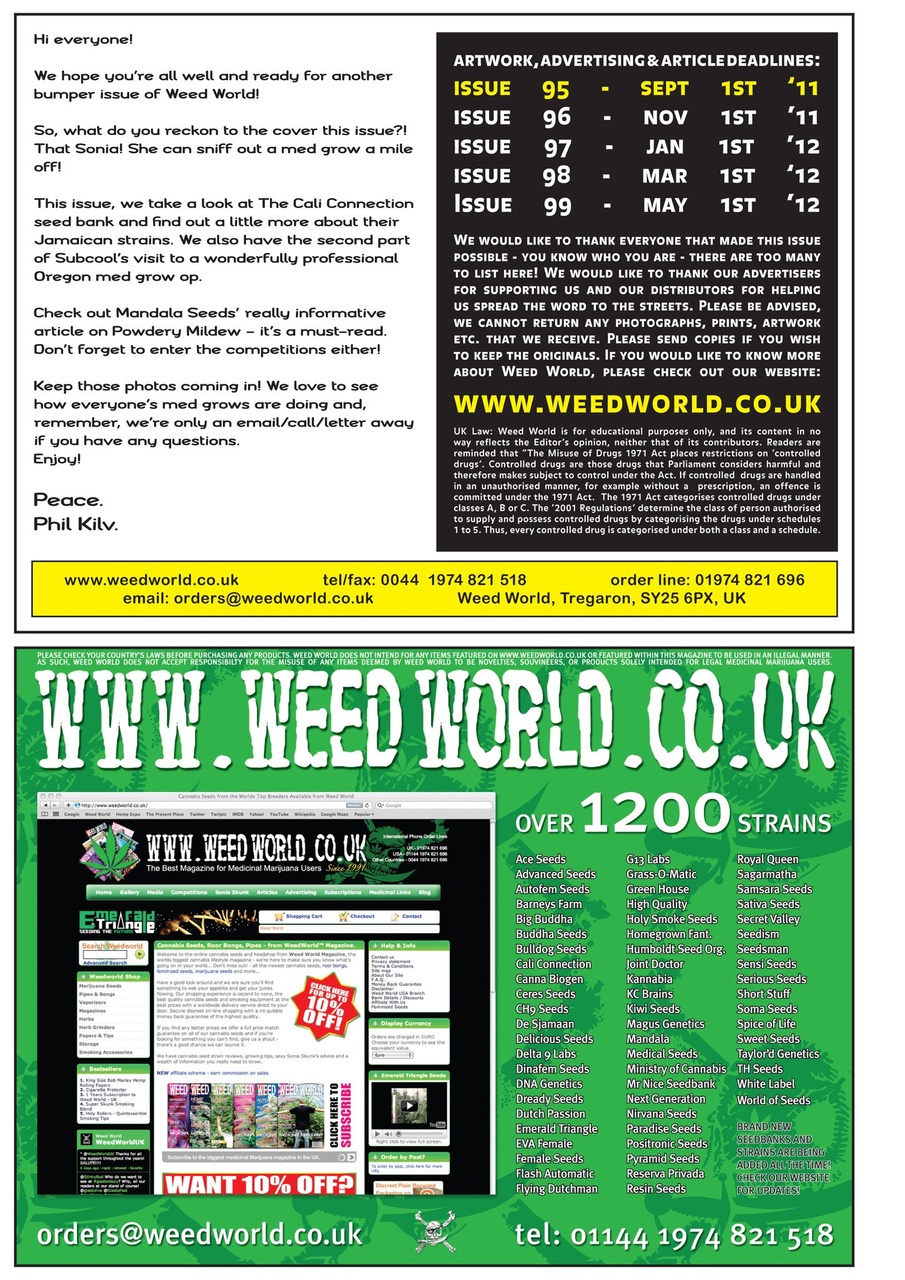 Weed World Preview Pages