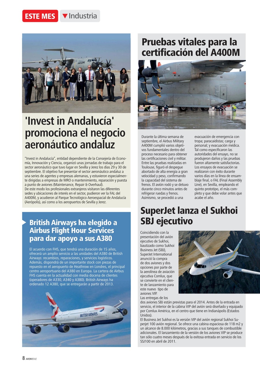 Avion Revue Internacional Preview Pages