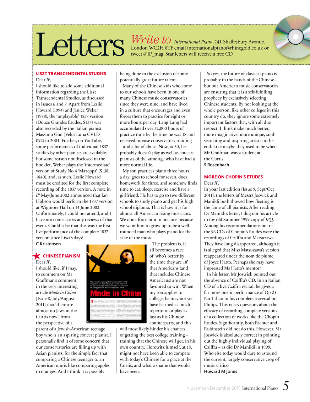 International Piano Preview Pages