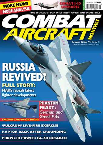 Combat Aircraft Journal issue European Edition - Vol 12 No 11