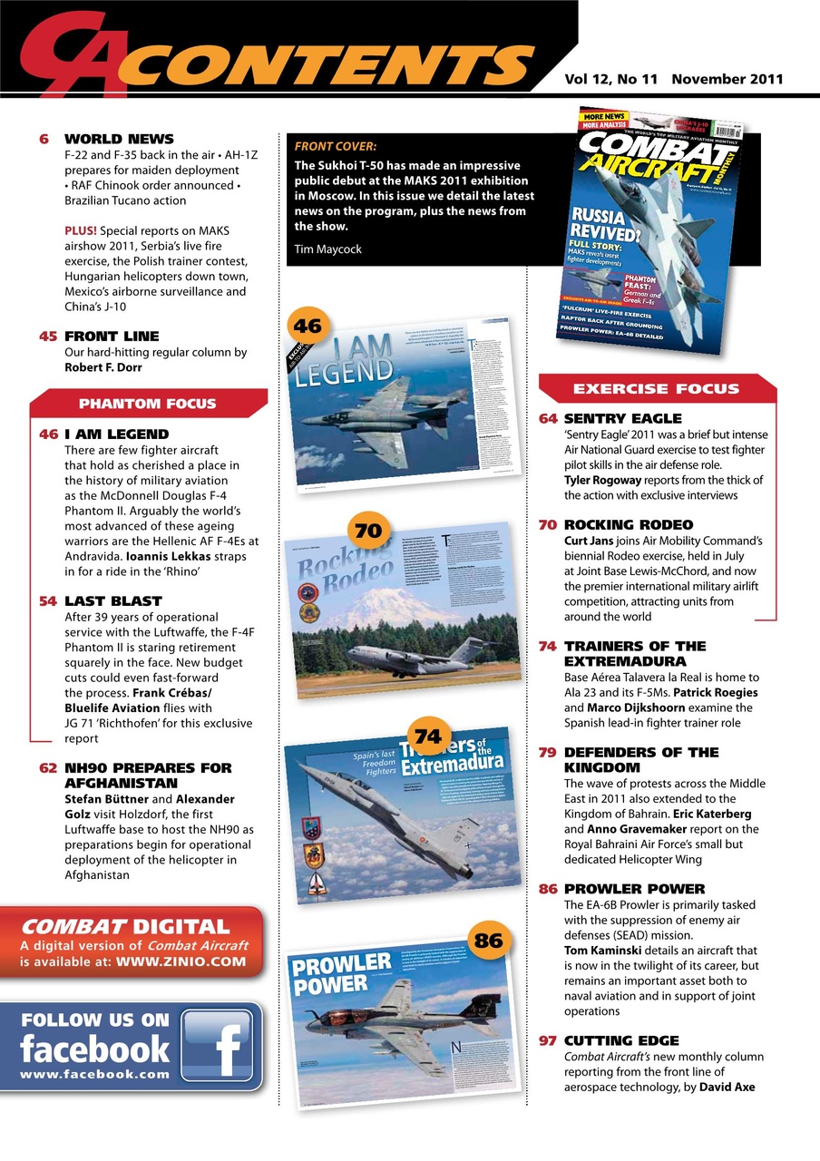 Combat Aircraft Journal Preview Pages