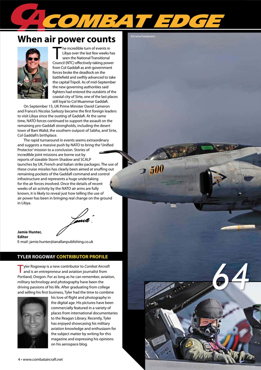 Combat Aircraft Journal Preview Pages