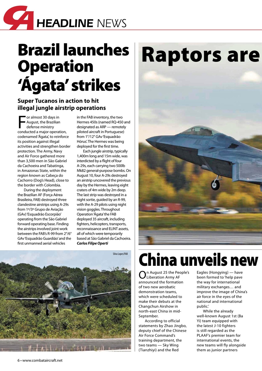 Combat Aircraft Journal Preview Pages