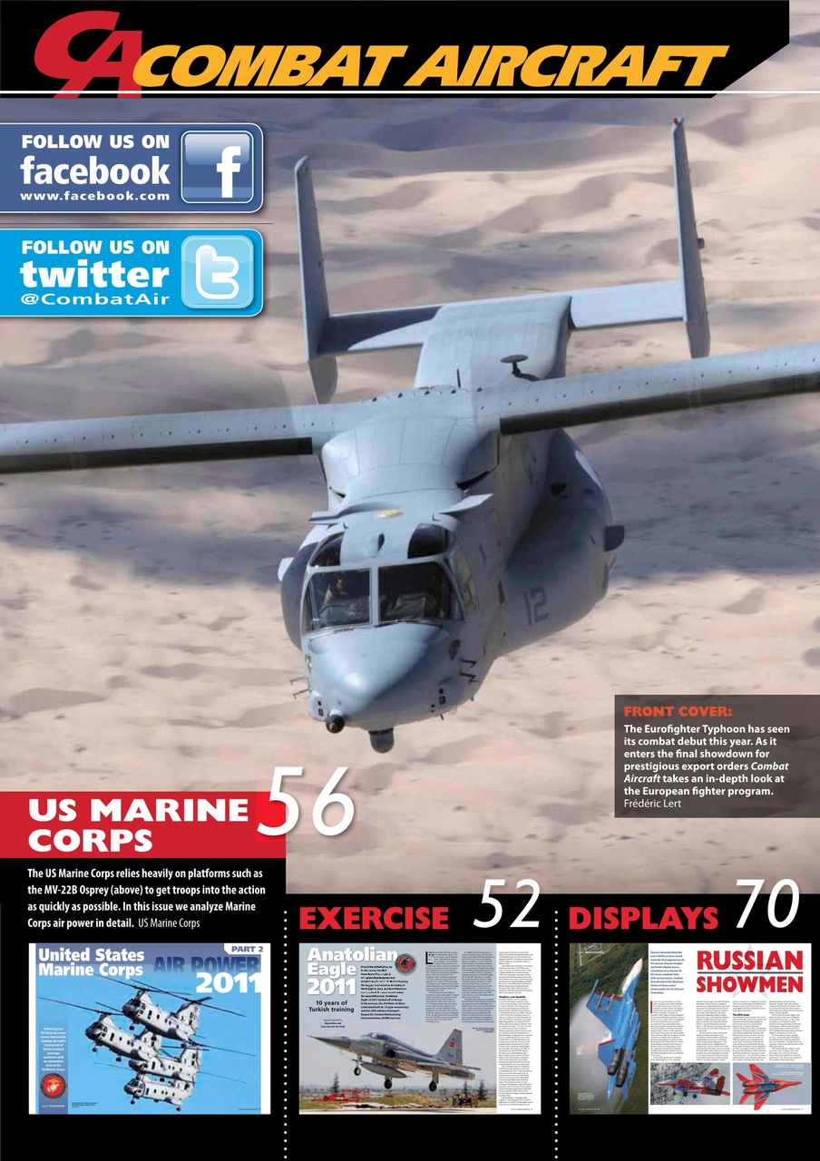 Combat Aircraft Journal Preview Pages