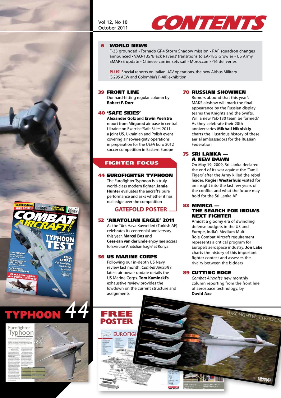 Combat Aircraft Journal Preview Pages