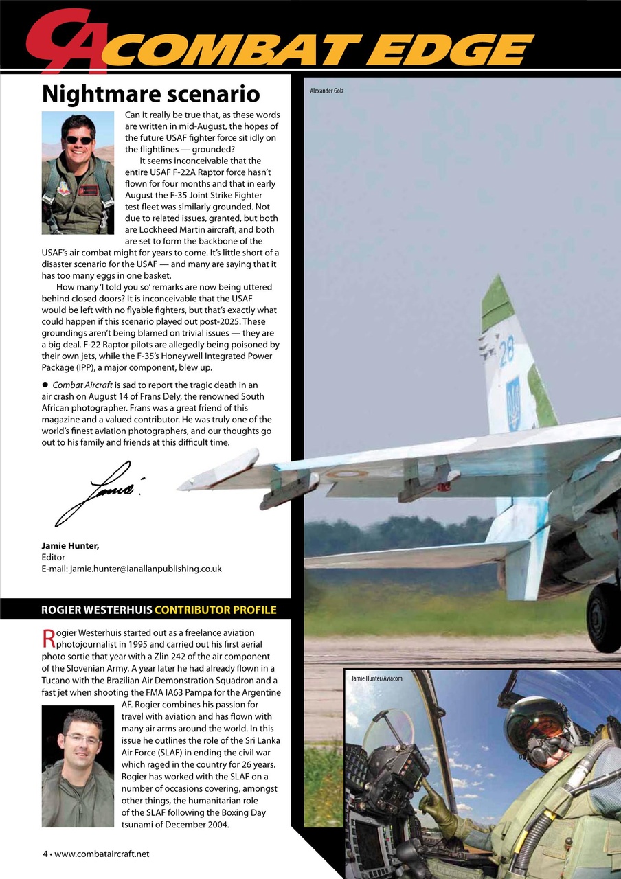 Combat Aircraft Journal Preview Pages