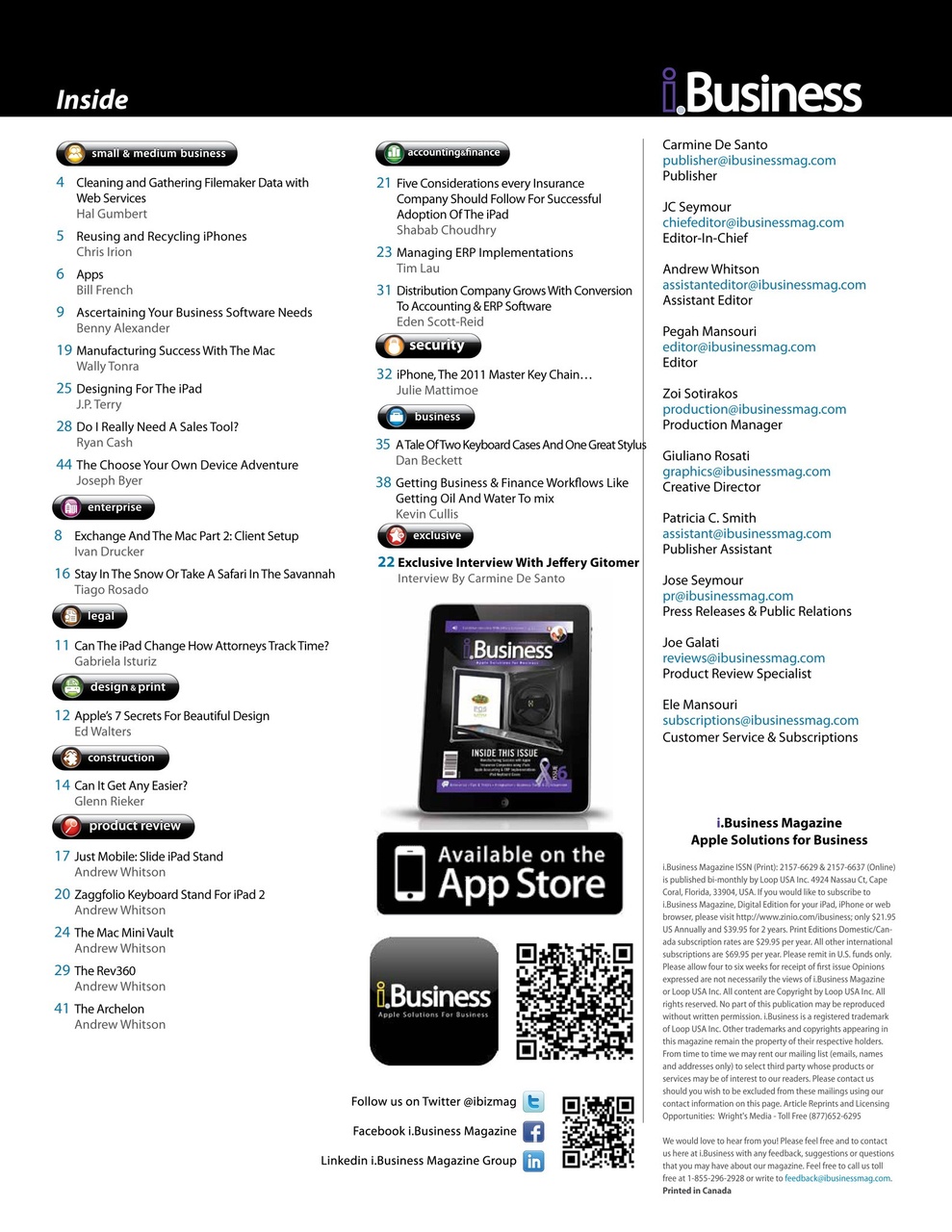 I.Business Preview Pages