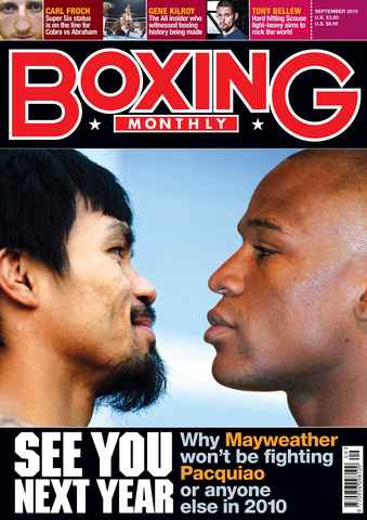 Boxing Monthly issue Boxing Monthly September 2010