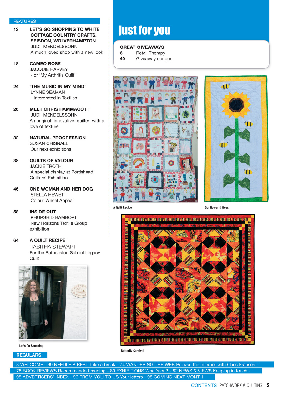 Patchwork and Quilting Preview Pages