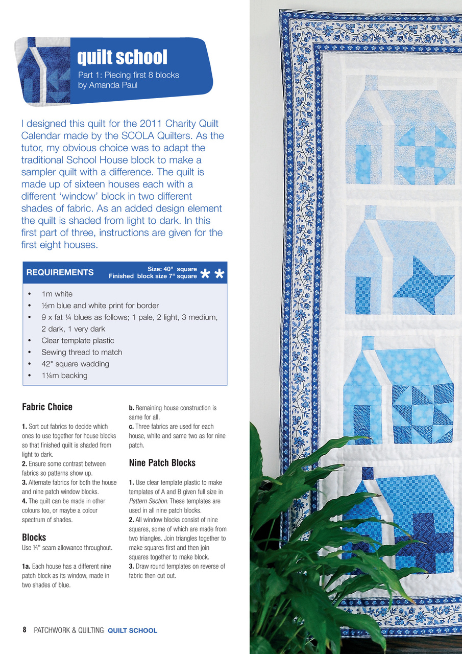 Patchwork and Quilting Preview Pages