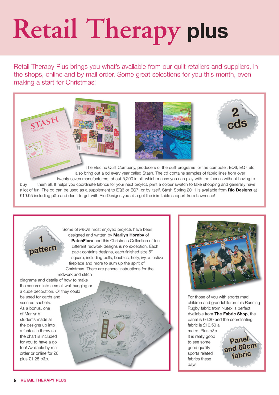 Patchwork and Quilting Preview Pages