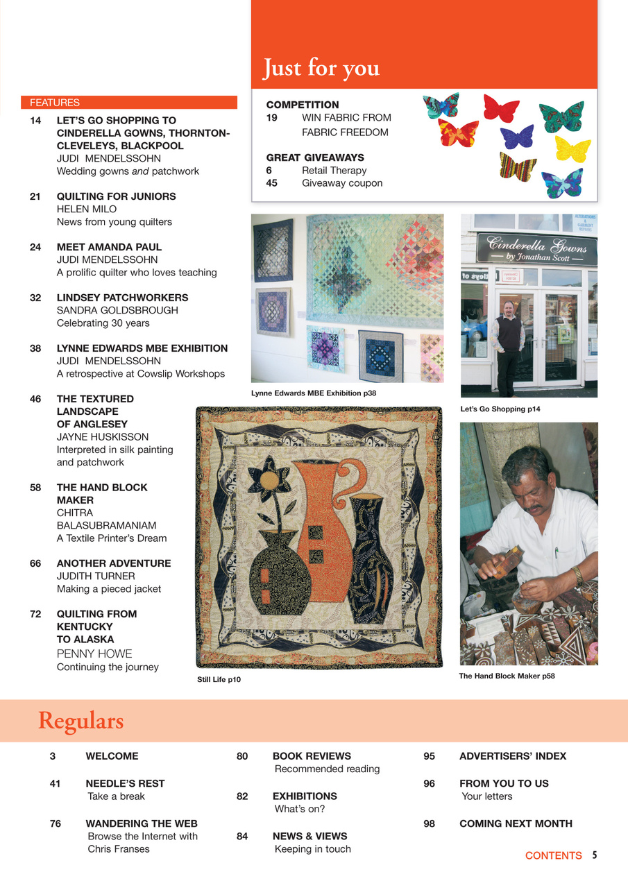 Patchwork and Quilting Preview Pages