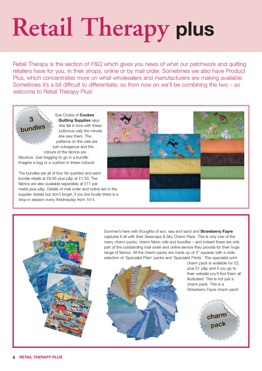 Patchwork and Quilting Preview Pages