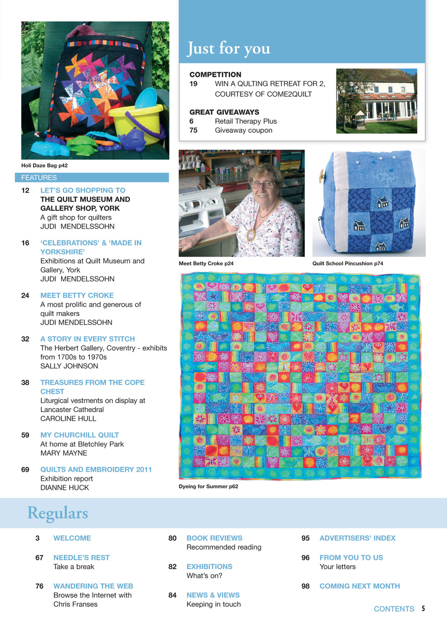 Patchwork and Quilting Preview Pages