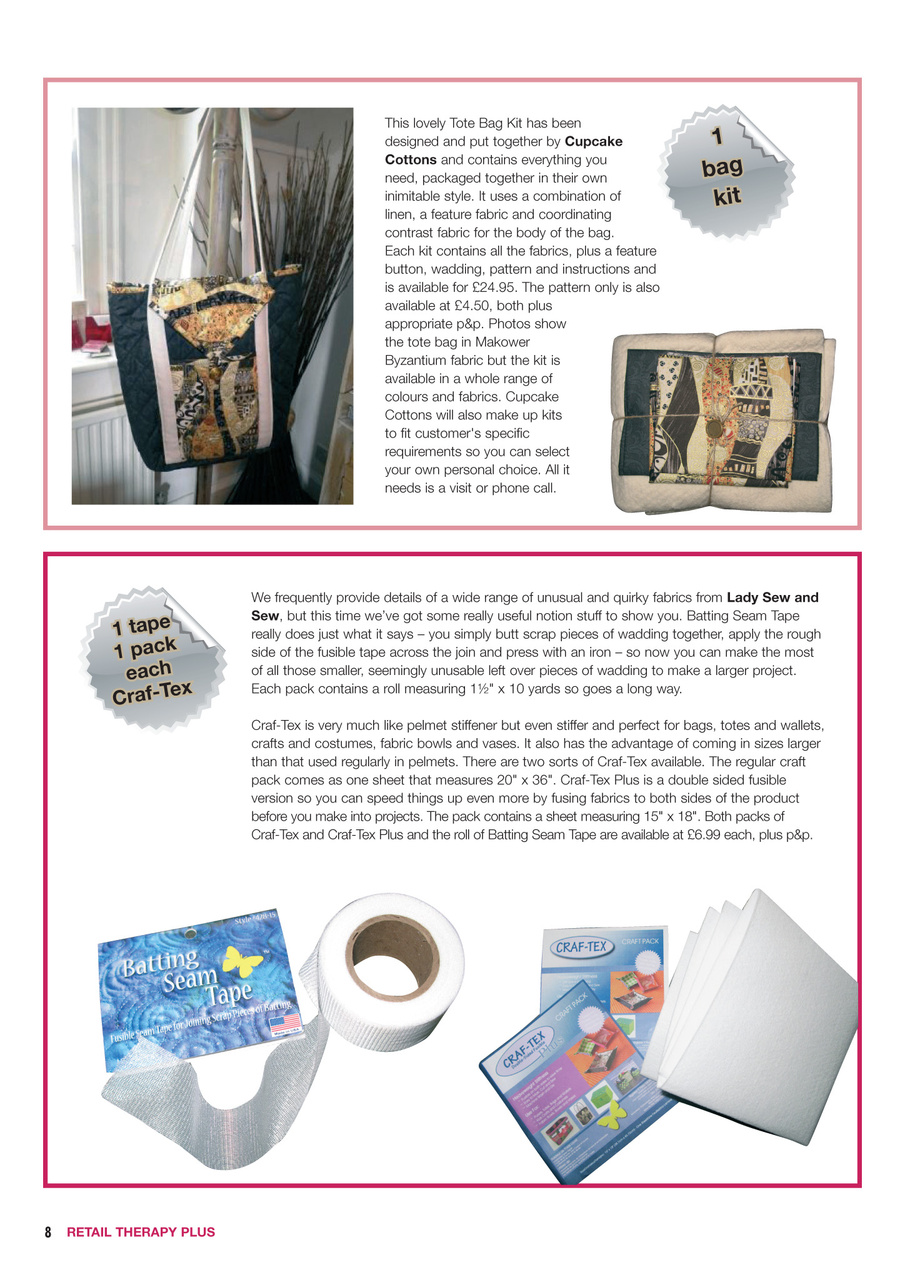 Patchwork and Quilting Preview Pages