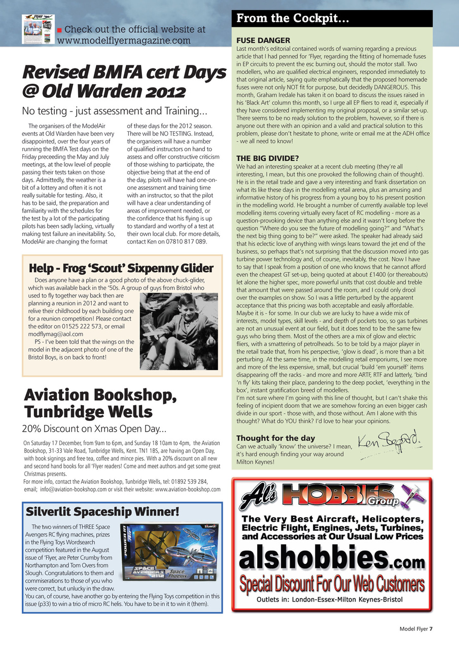 Radio Control Model Flyer Preview Pages