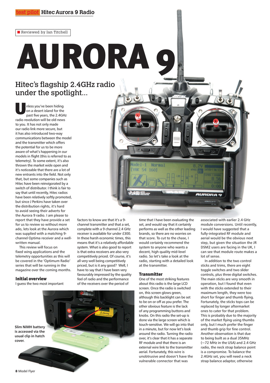 Radio Control Model Flyer Preview Pages