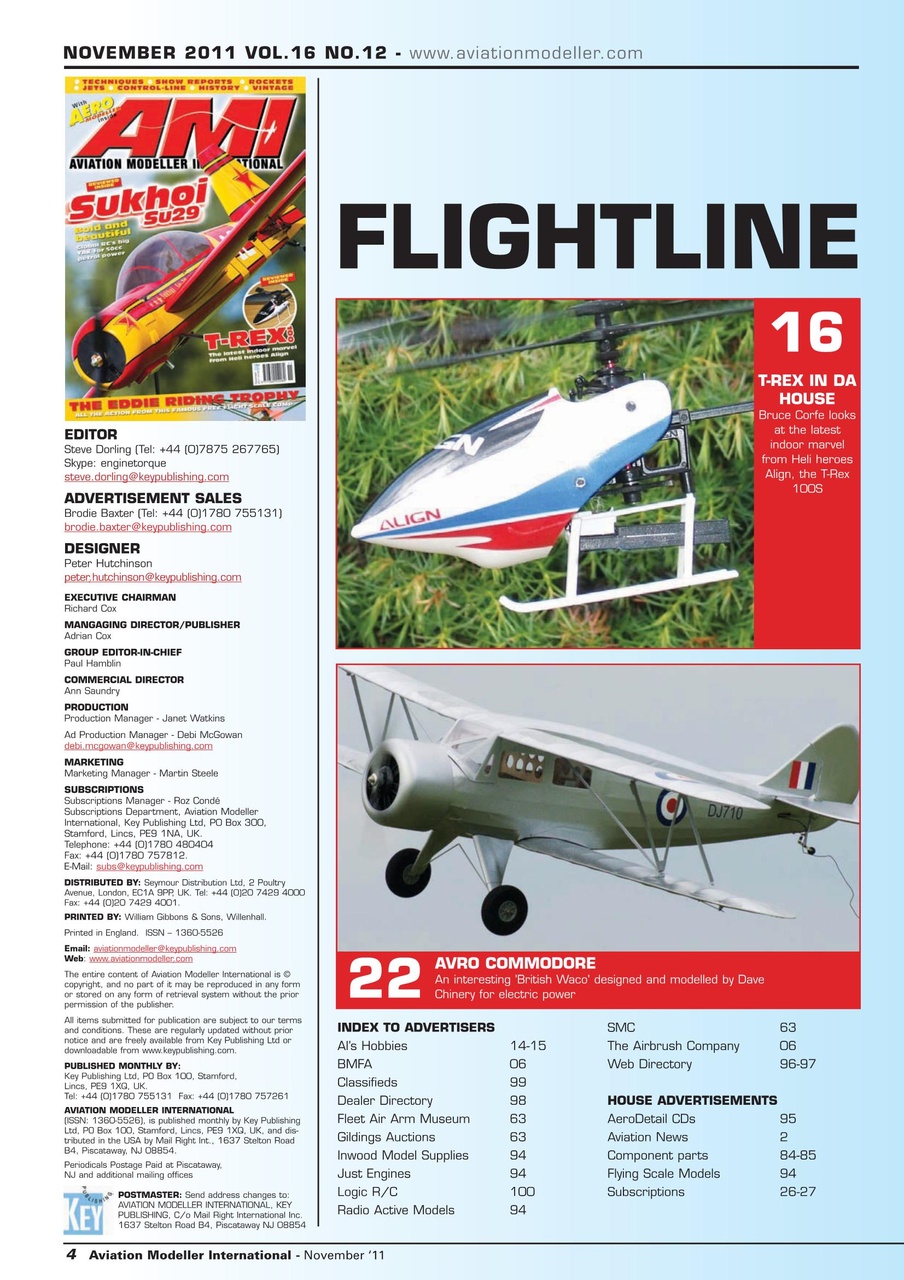 Aviation Modeller International Preview Pages