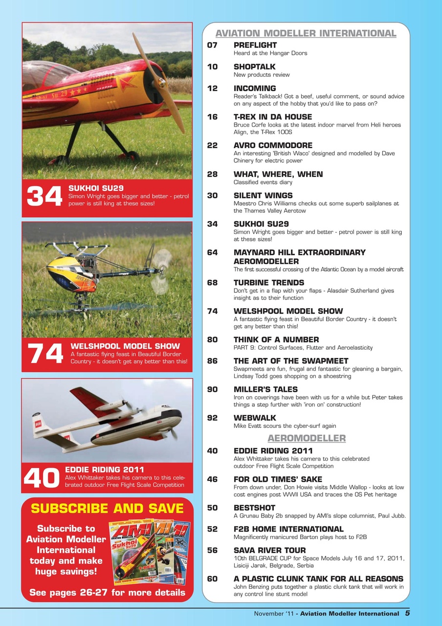 Aviation Modeller International Preview Pages