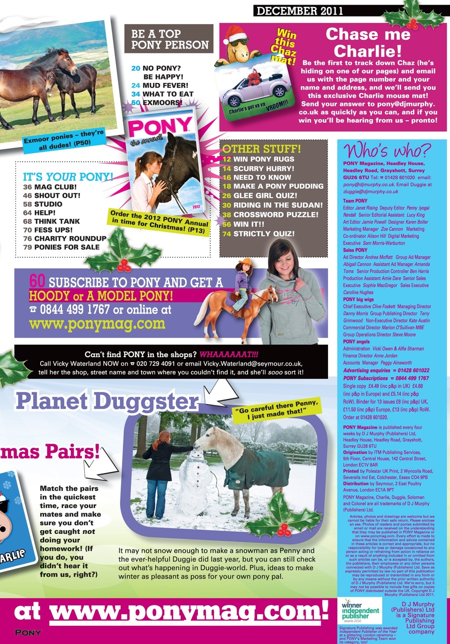 Pony Magazine Preview Pages