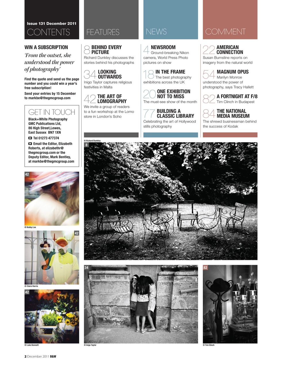 Black+White Photography Preview Pages